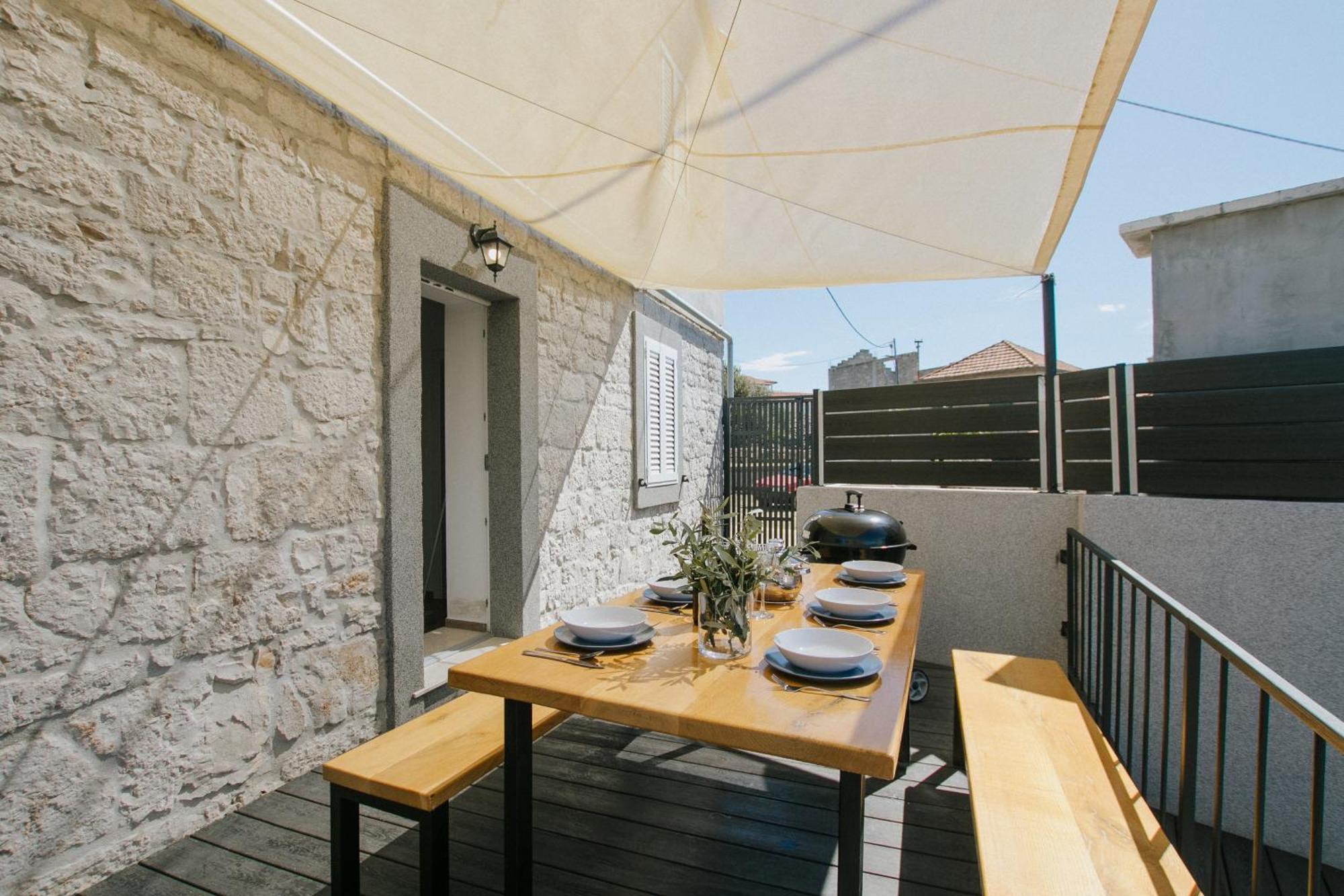 House Marija Drvenik Mali Villa Trogir Bagian luar foto
