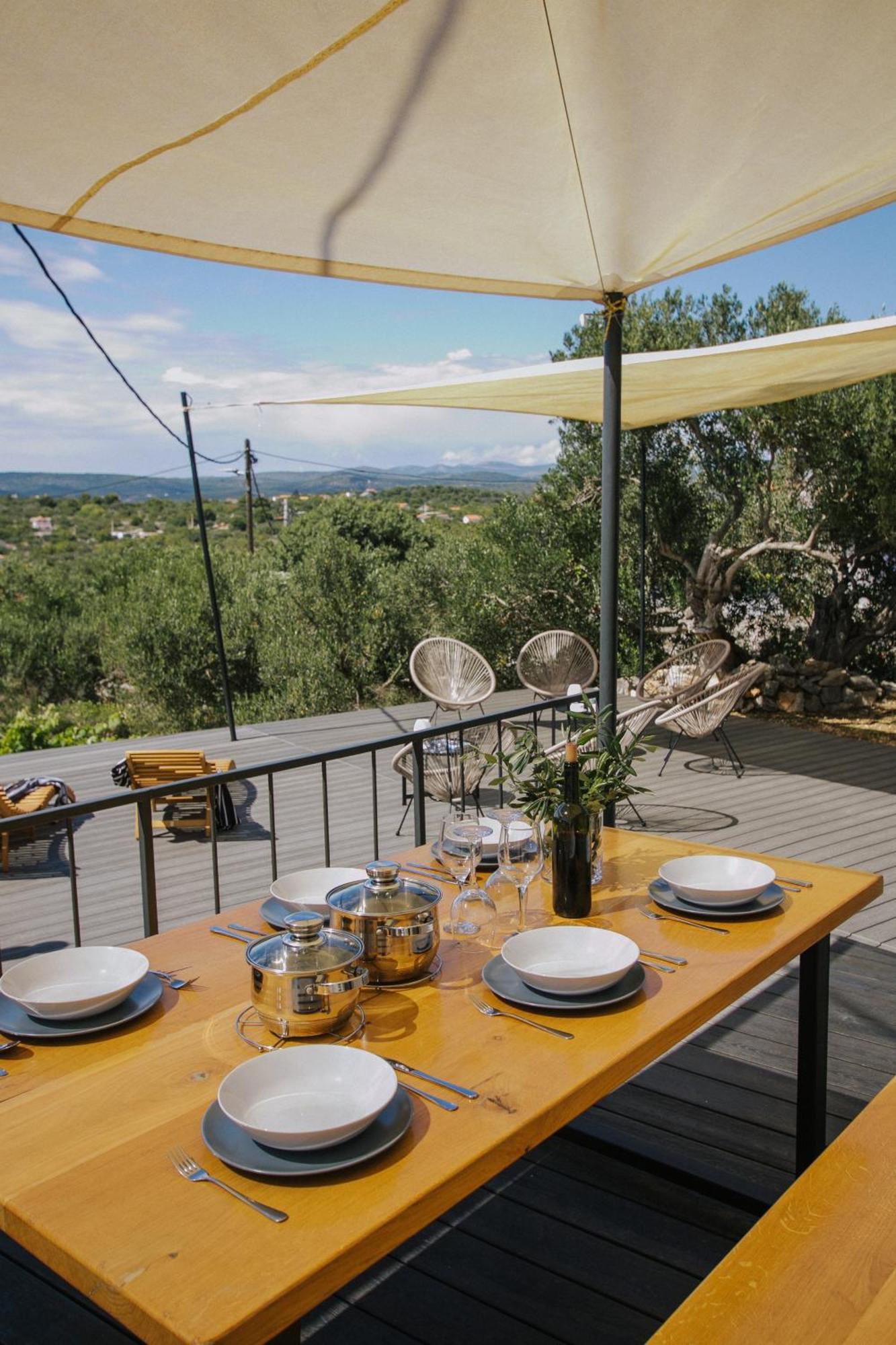 House Marija Drvenik Mali Villa Trogir Bagian luar foto